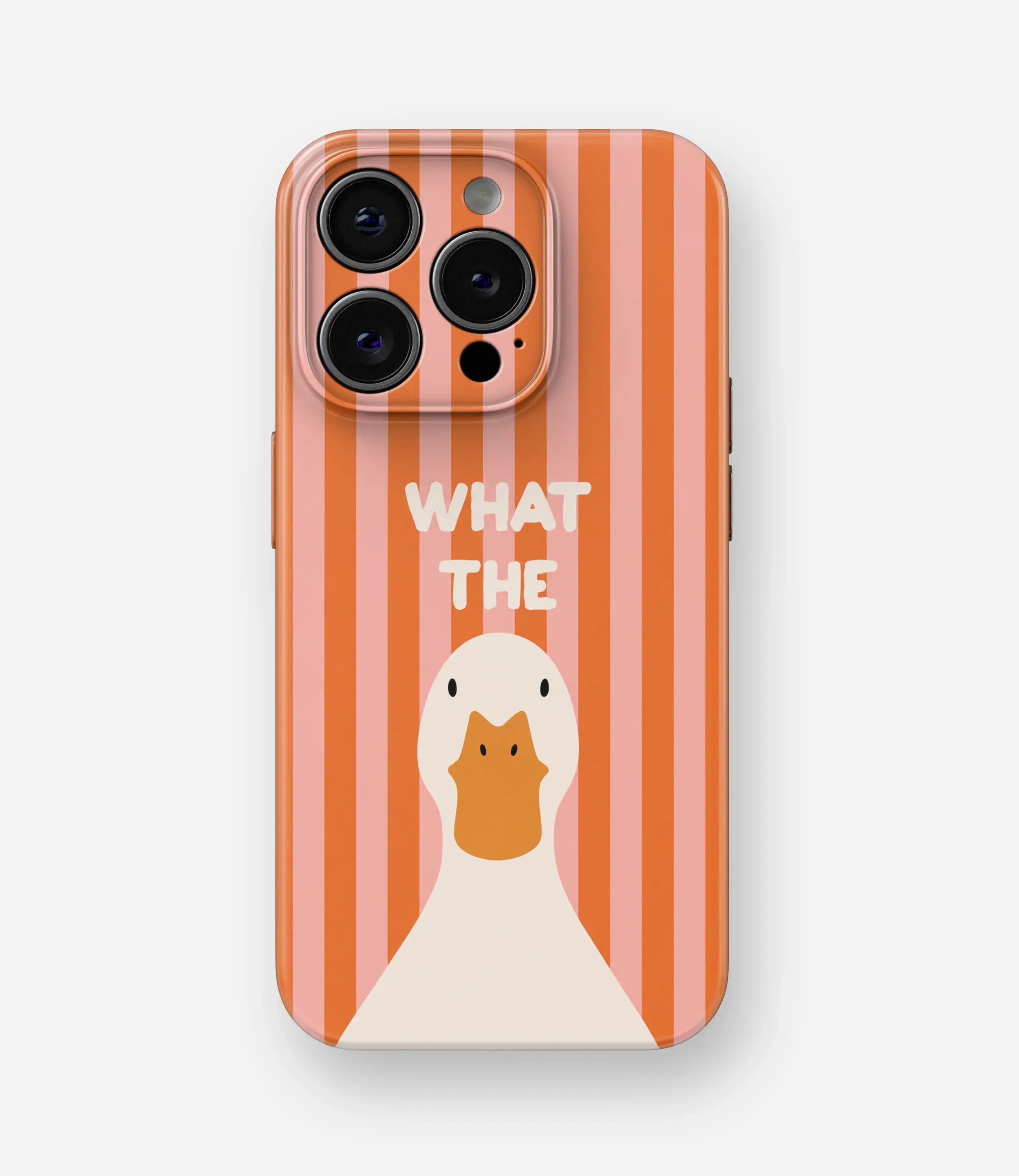 What the Duck - Tangerine Glossy Hard Case