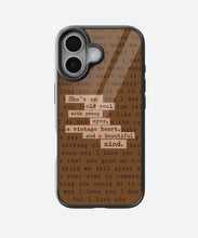 Load image into Gallery viewer, Old Soul Aesthetic Glass Phone Case
