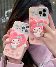 Load image into Gallery viewer, Adorable Pink Bunny Soft Silicone Phone Case
