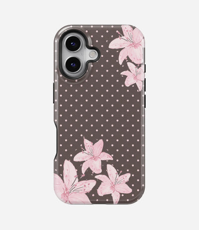 Midnight Lily Glossy Armoured Case