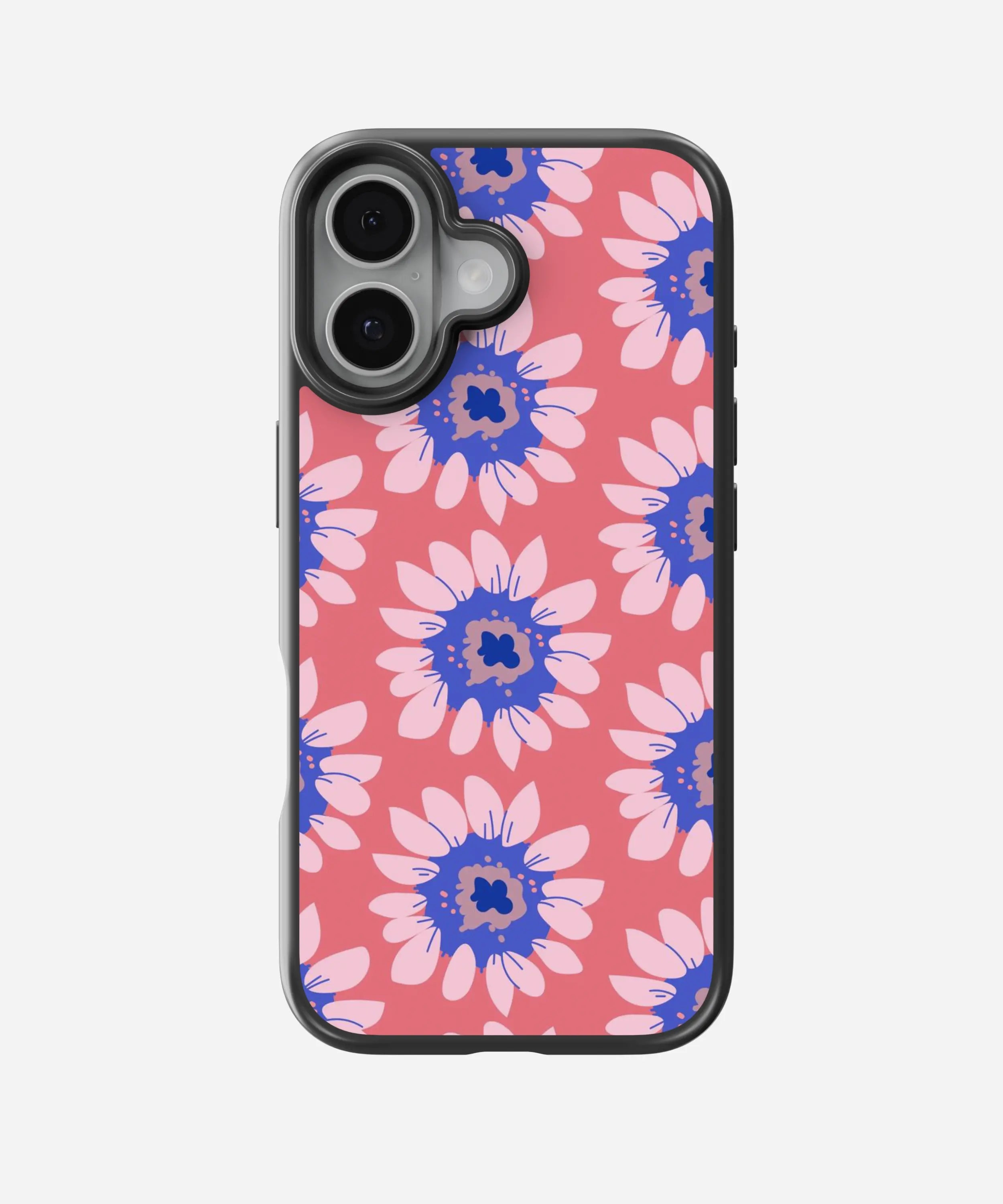 Ruddy Pink Hybrid Phone Case