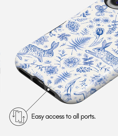 Wildflower Bunny Glossy Armoured Case