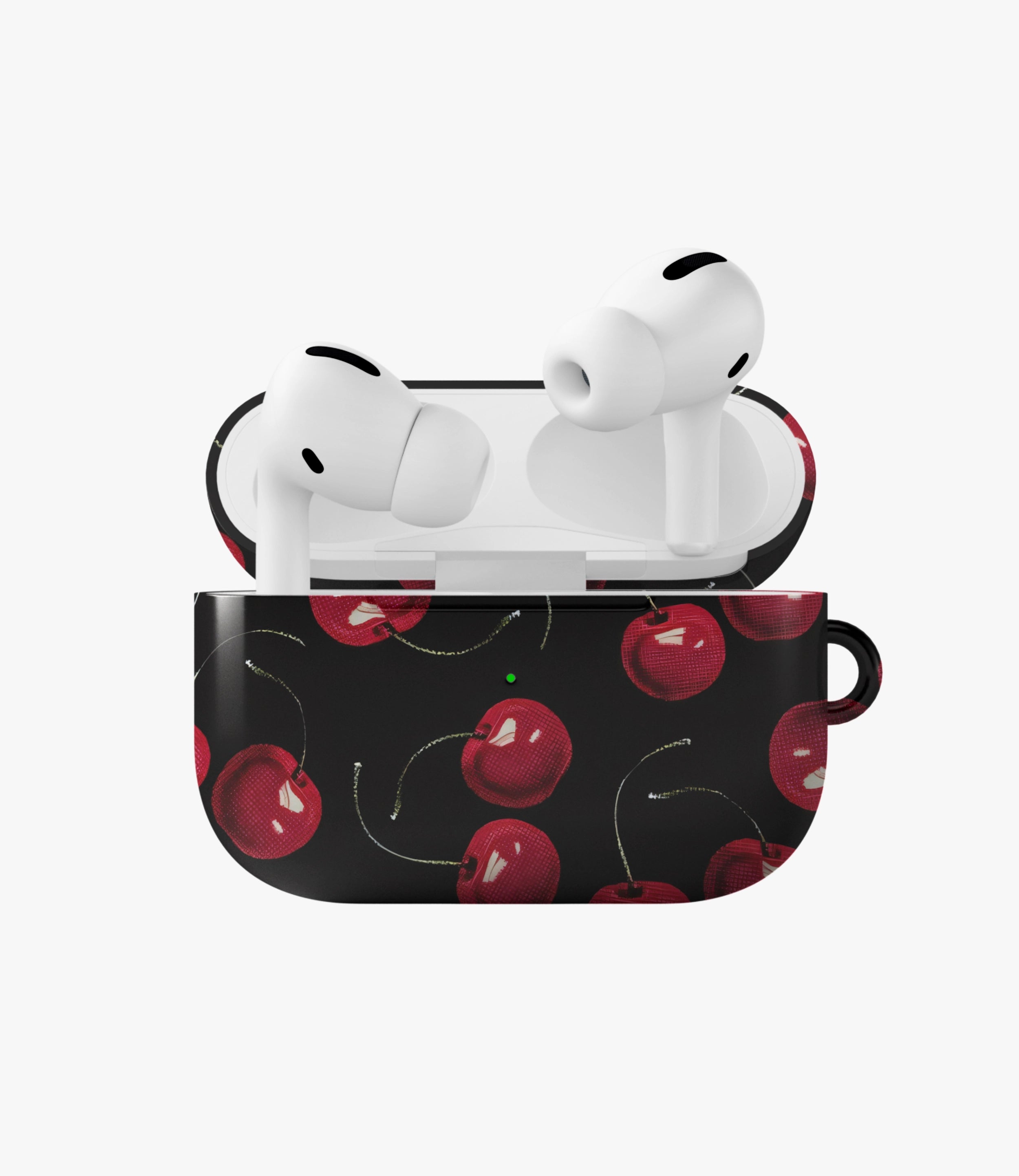Midnight Cherry Glossy Airpod Case
