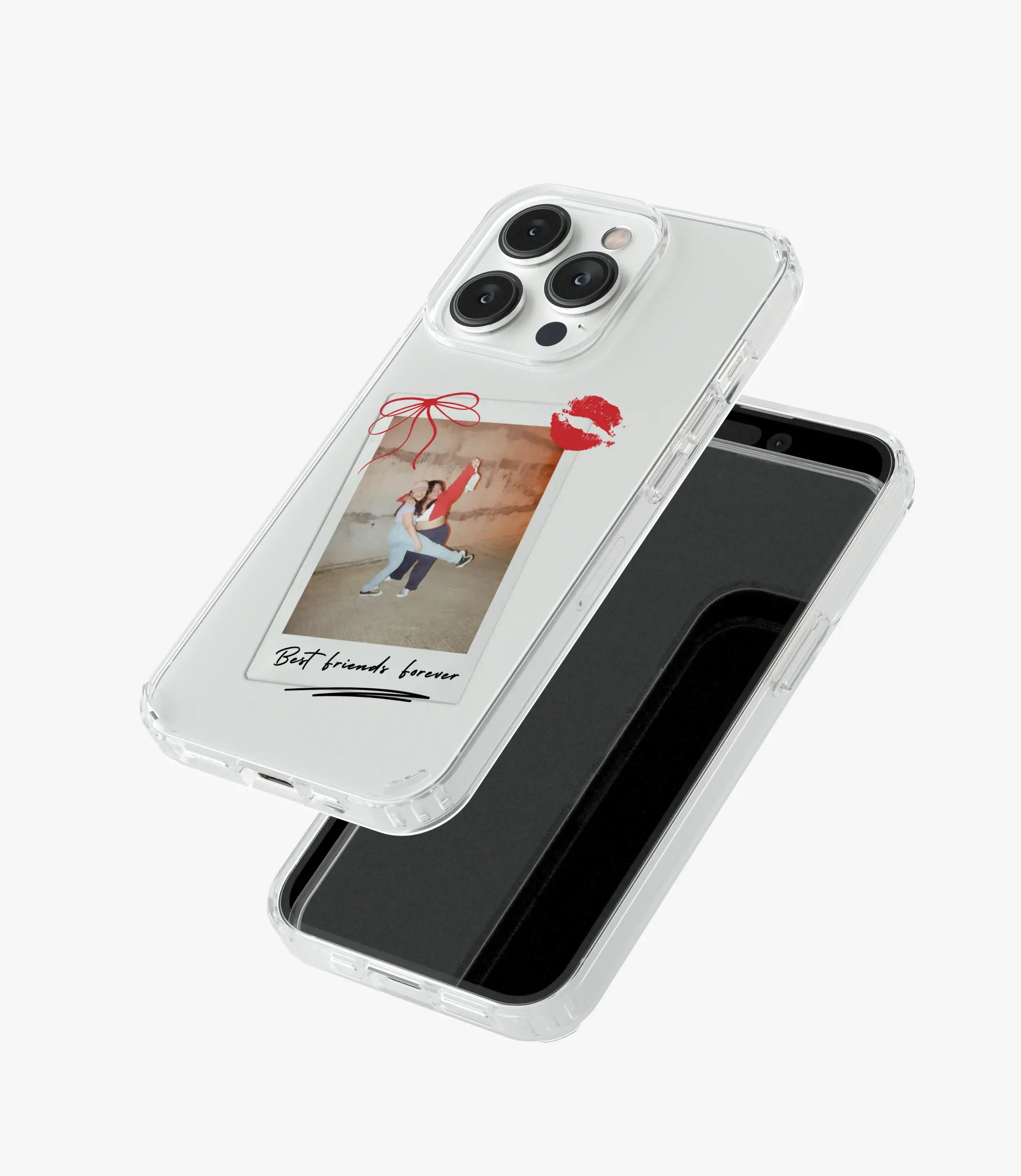 Best Friends Forever Aesthetic Polaroid Silicone Case
