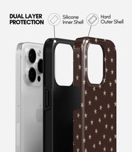 Load image into Gallery viewer, Mocha Stars Glossy Armoured Case
