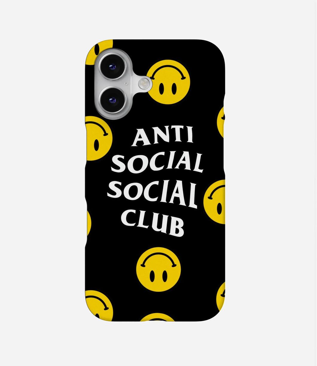 Smiley Anti Social Phone Case