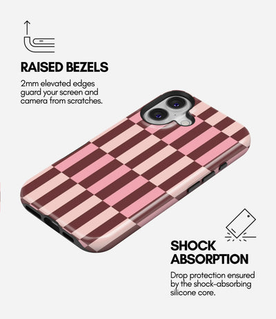 Neapolitan Check Glossy Armoured Case