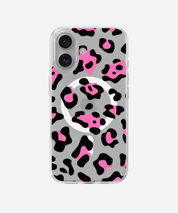 Pink Camo Clear Magsafe Clear Phone Case