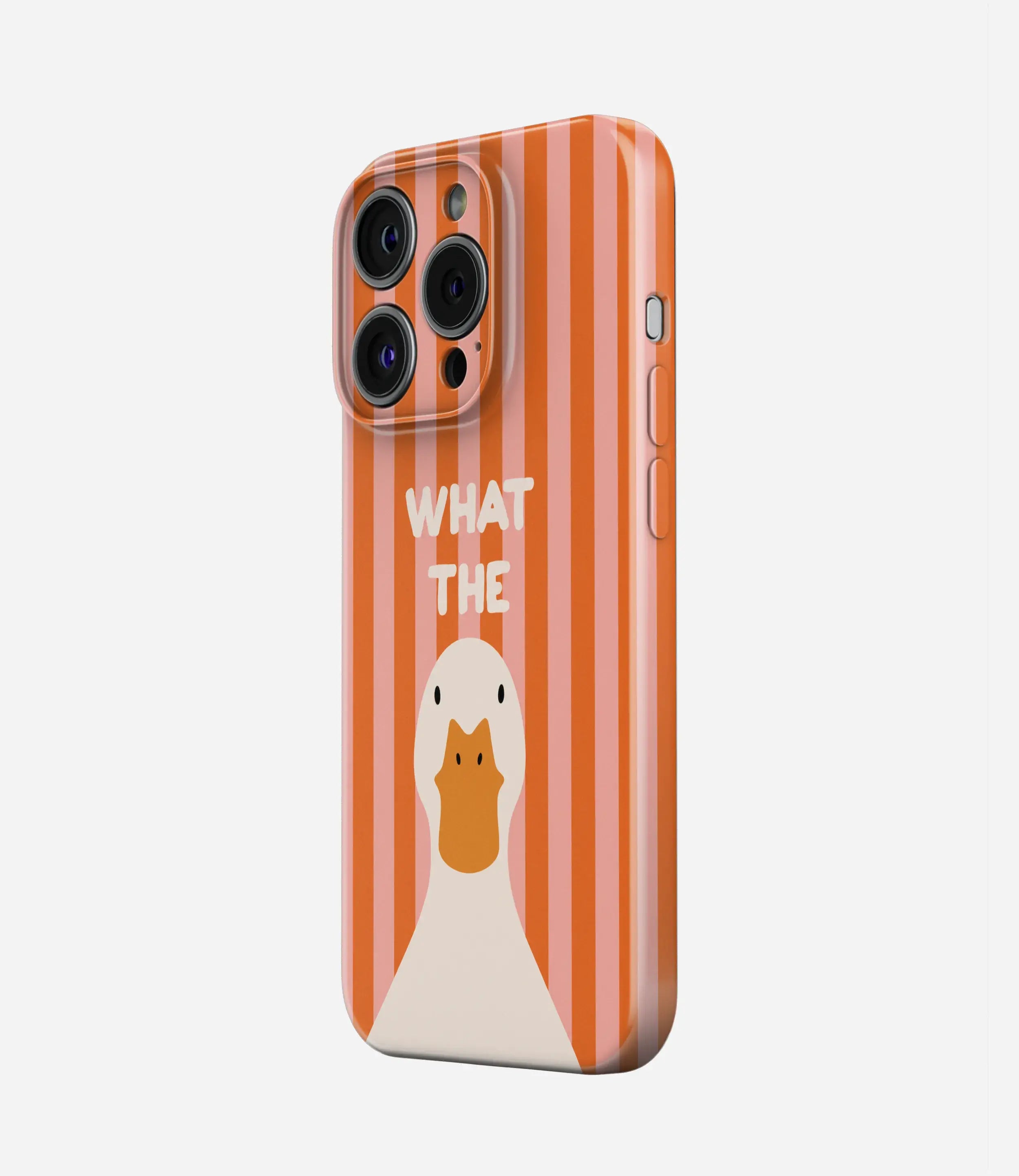 What the Duck - Tangerine Glossy Hard Case
