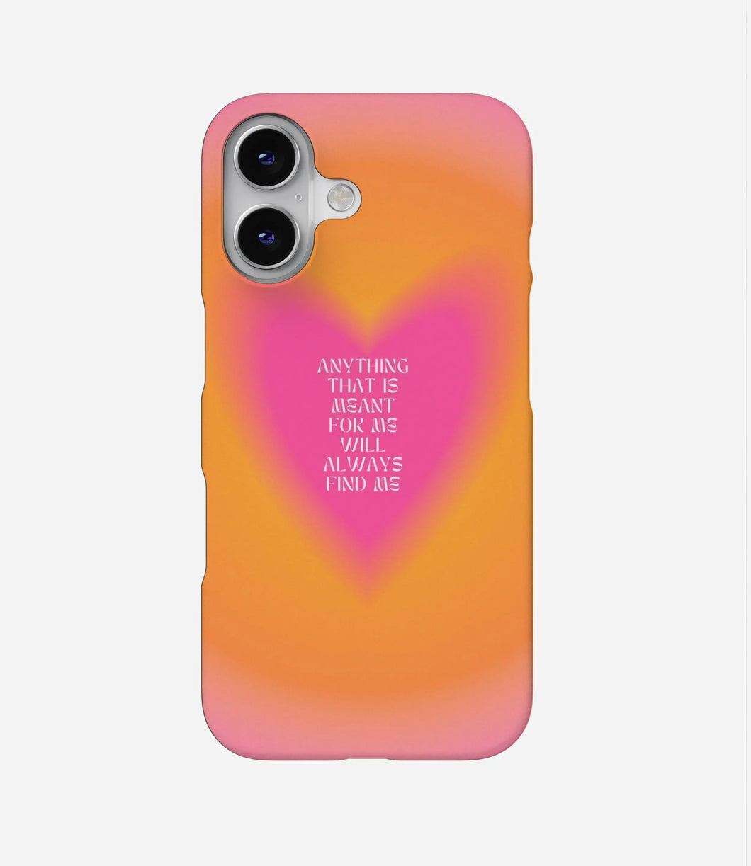 Meant For Me Matte Phone Case