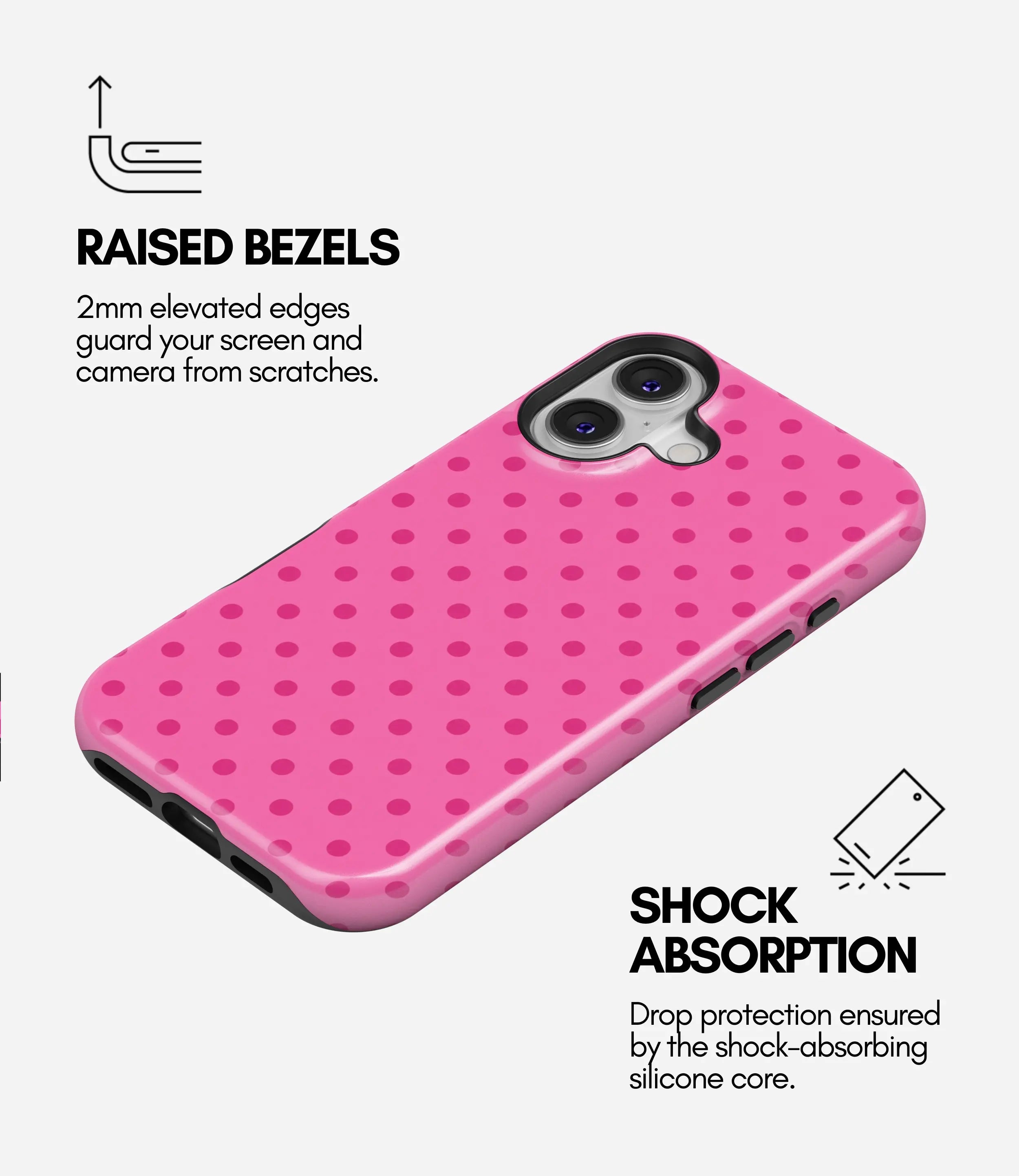 Color Pop Polka Glossy Armoured Case