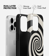 Load image into Gallery viewer, Hypnotic Swirl Glossy Armoured Case

