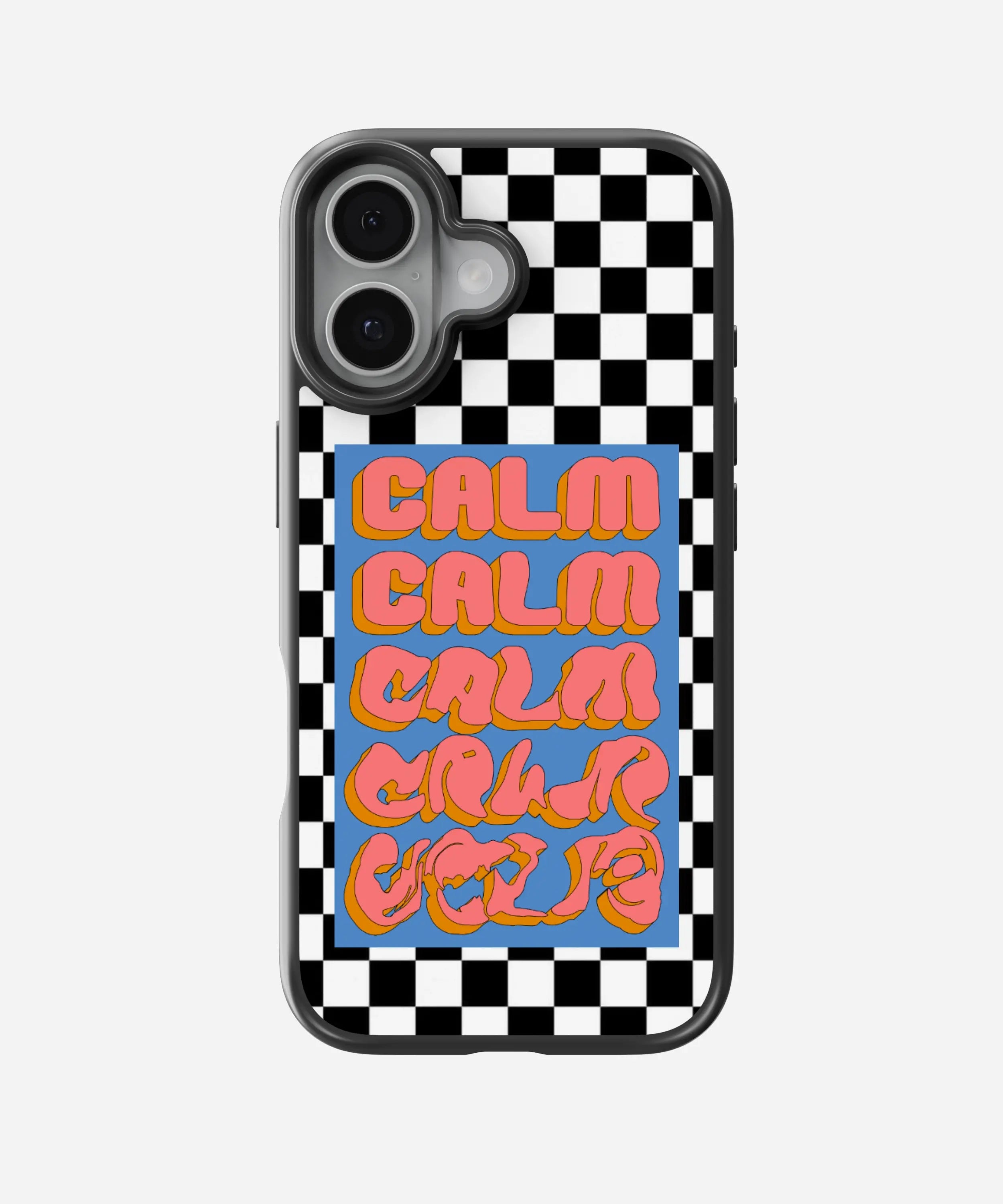 Checkered Calm Hybrid Phone Case