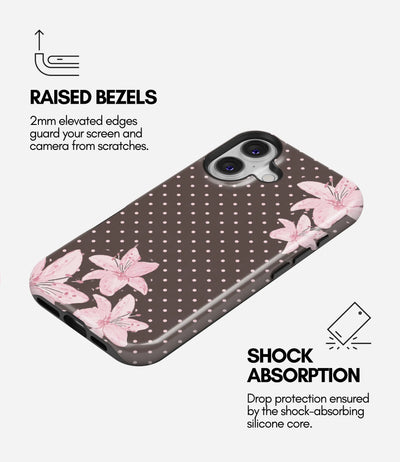 Midnight Lily Glossy Armoured Case