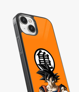 Orange Goku Glass Phone Case