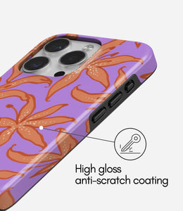 Sunset Bloom Glossy Armoured Case