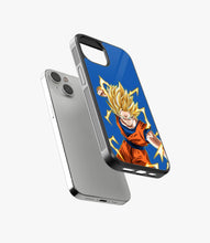 Load image into Gallery viewer, Saiyan Strength Glass Phone Case

