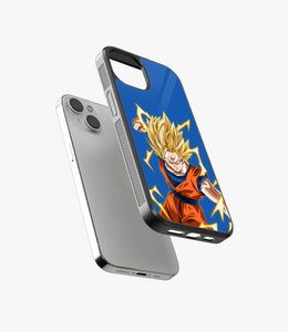 Saiyan Strength Glass Phone Case