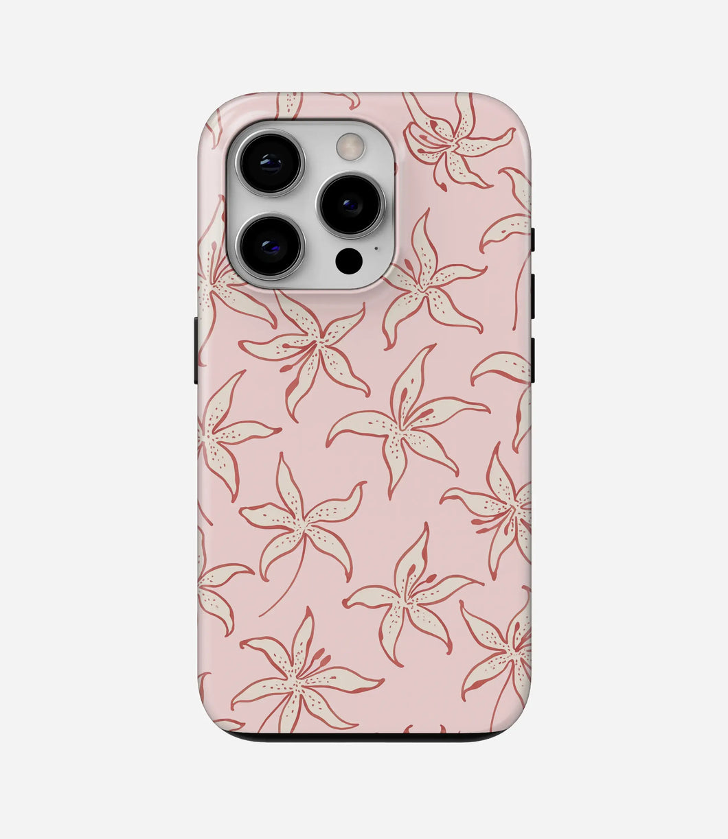 Petal Sketch Glossy Armoured Case