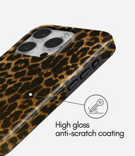 Load image into Gallery viewer, Golden Leopard Glossy Armoured Case
