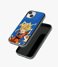 Load image into Gallery viewer, Saiyan Strength Glass Phone Case
