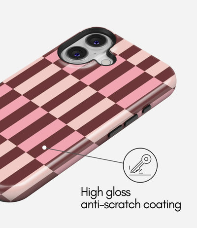 Neapolitan Check Glossy Armoured Case