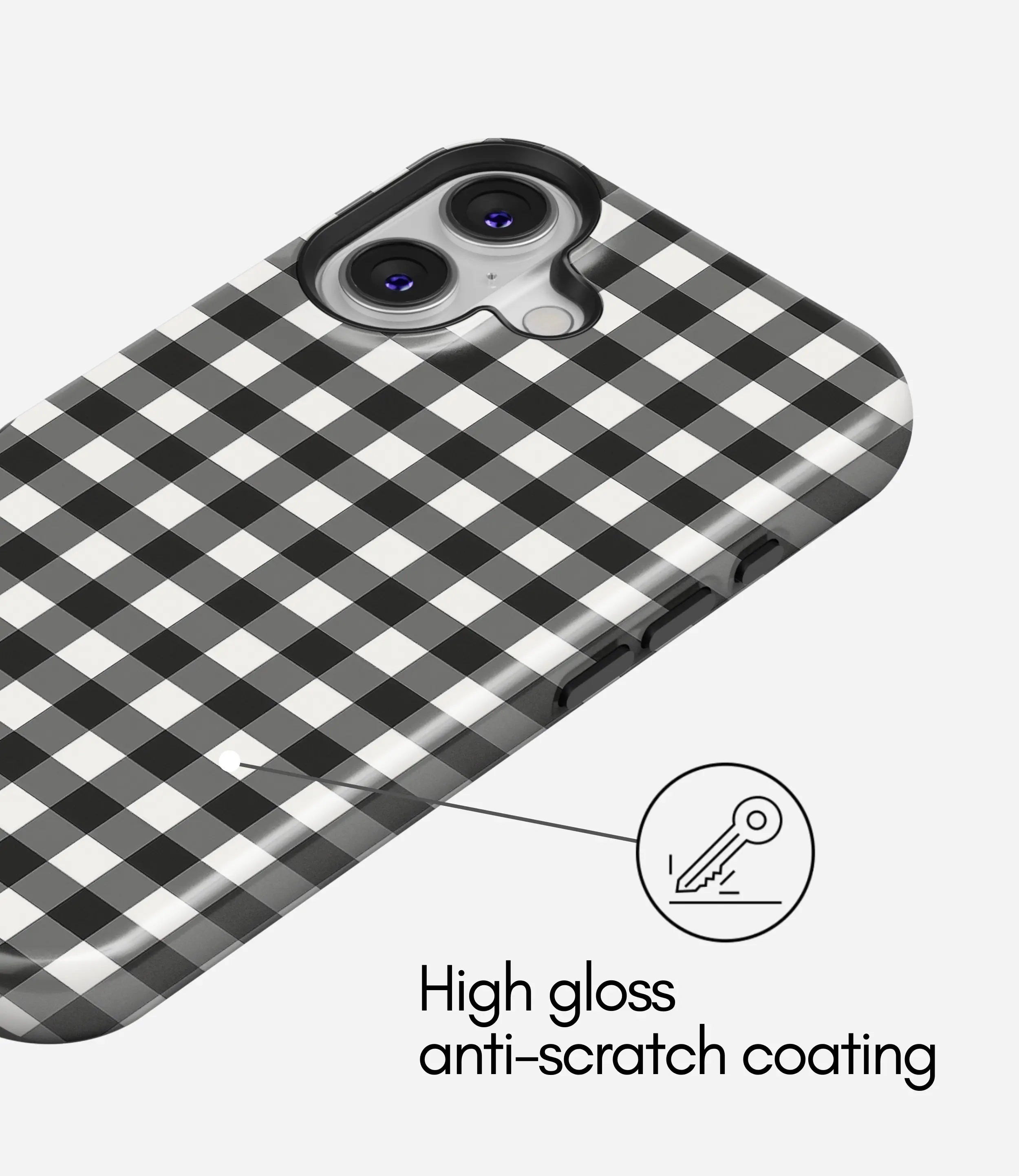 Monochrome Picnic Glossy Armoured Case