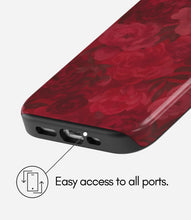 Load image into Gallery viewer, Crimson Bloom Glossy Armoured Case

