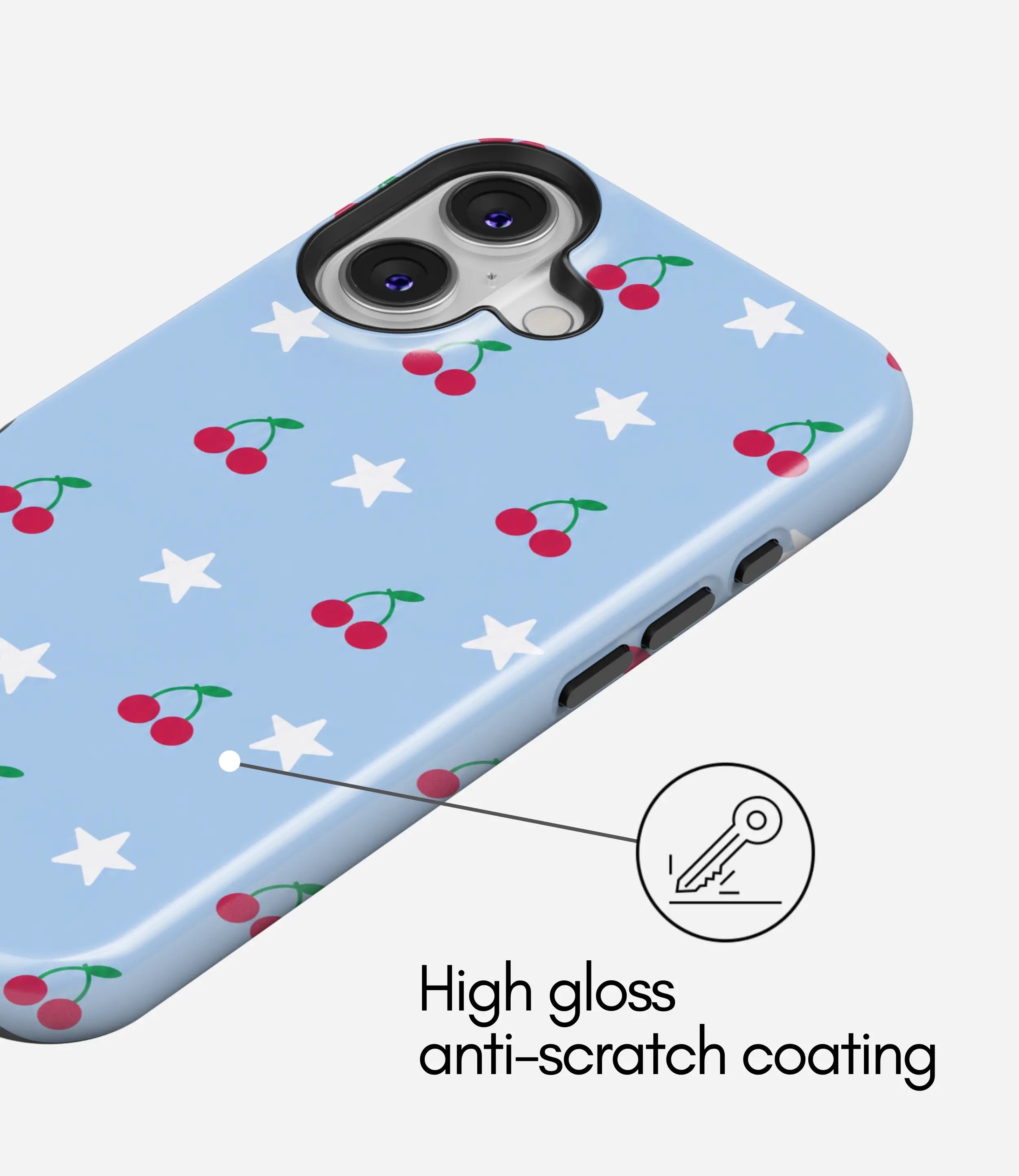 Berry Stardust Glossy Armoured Case