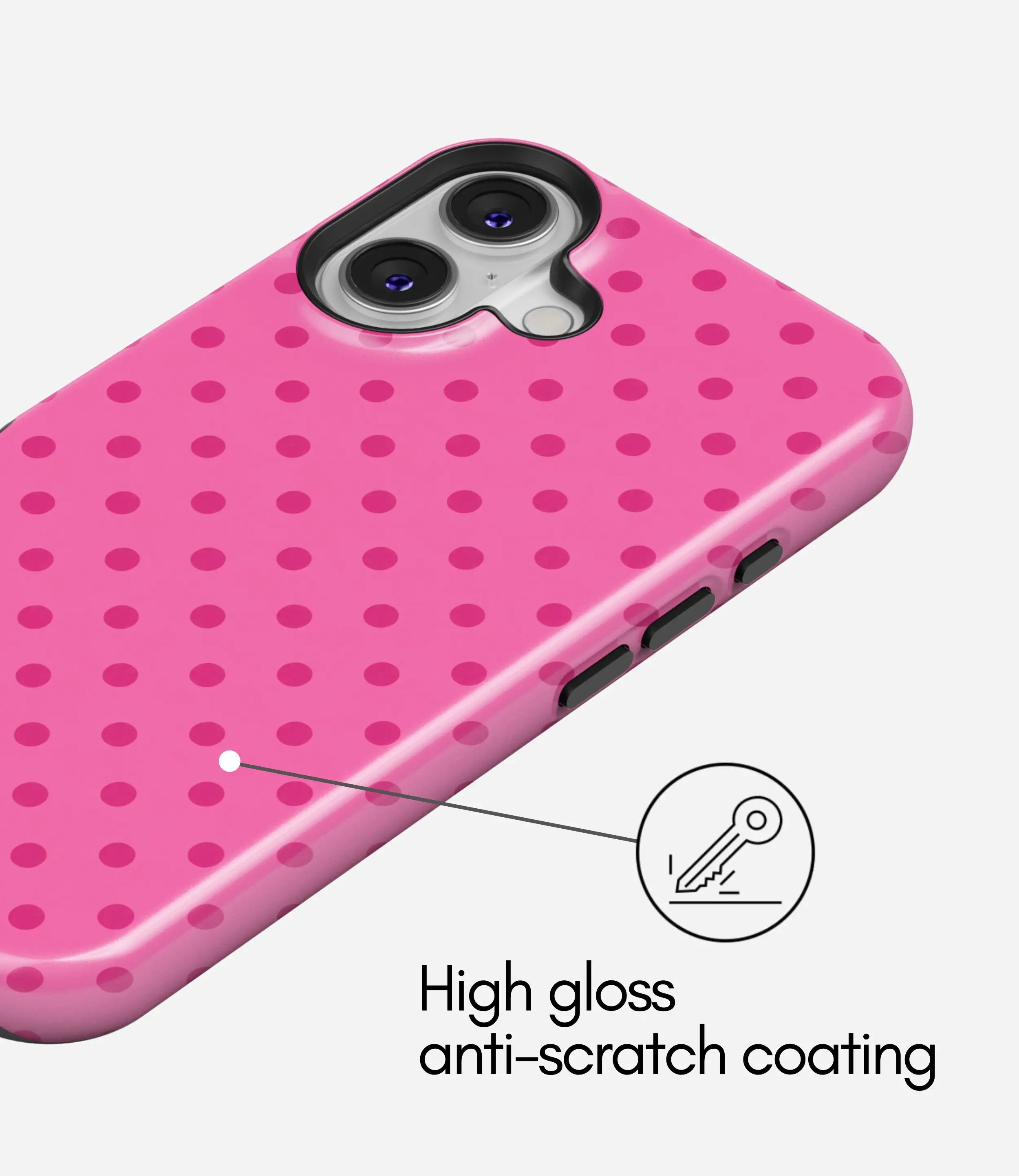 Color Pop Polka Glossy Armoured Case