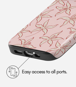 Petal Sketch Glossy Armoured Case