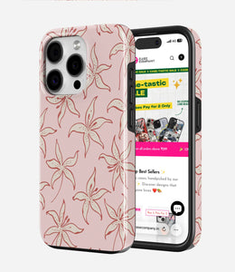 Petal Sketch Glossy Armoured Case