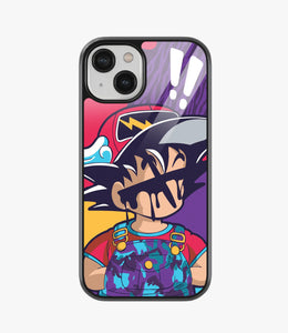 Goku Pop Art Glass Phone Case