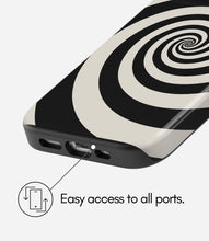 Load image into Gallery viewer, Hypnotic Swirl Glossy Armoured Case
