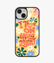 Load image into Gallery viewer, Thrive on Loving Myself Glass Case
