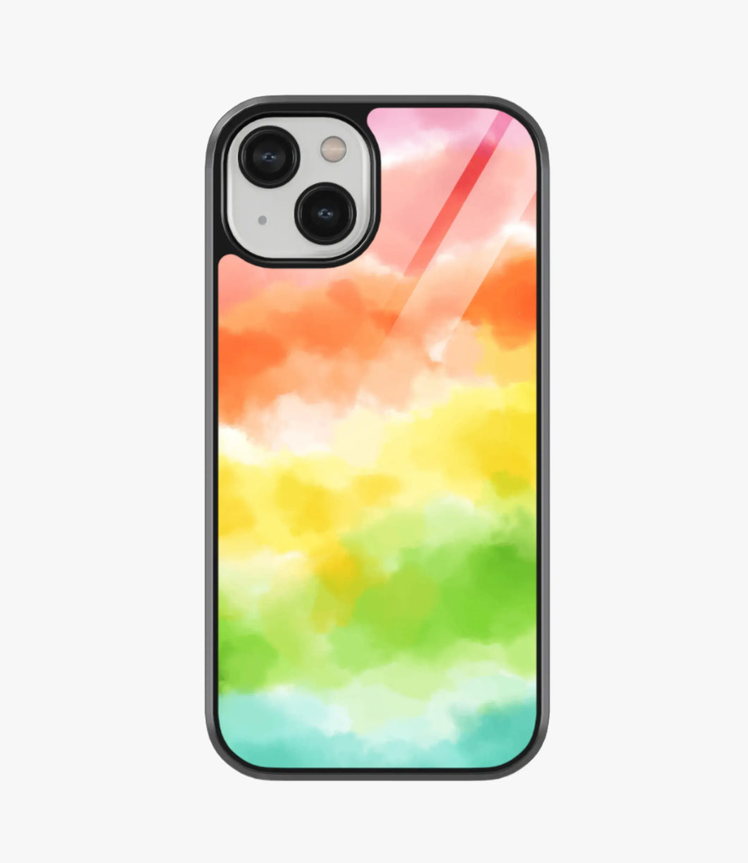 Tie & Dye Rainbow Glass Case