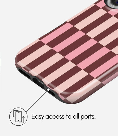 Neapolitan Check Glossy Armoured Case