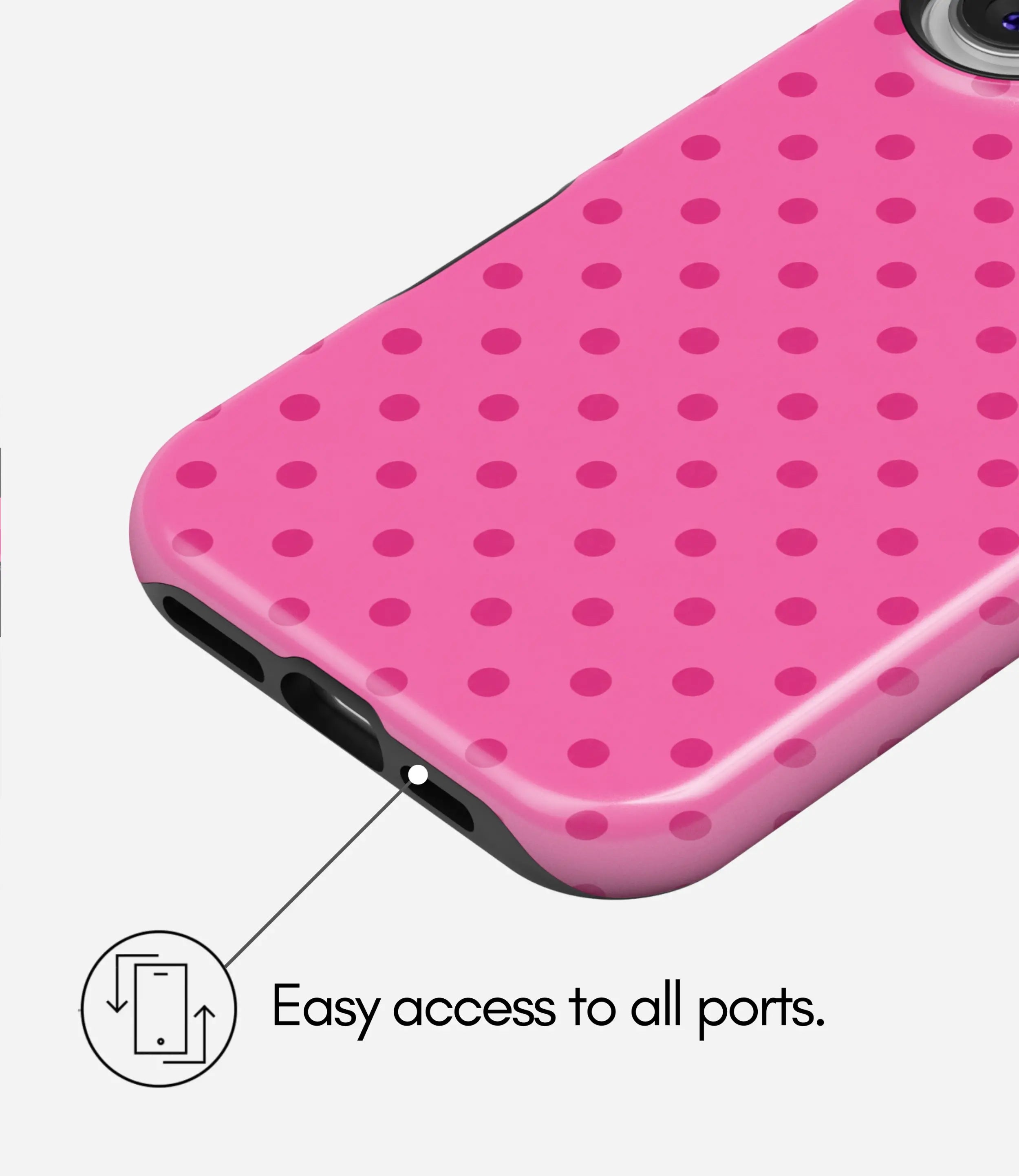 Color Pop Polka Glossy Armoured Case