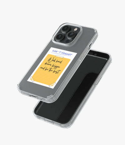 Reminder Custom Note Silicone Case