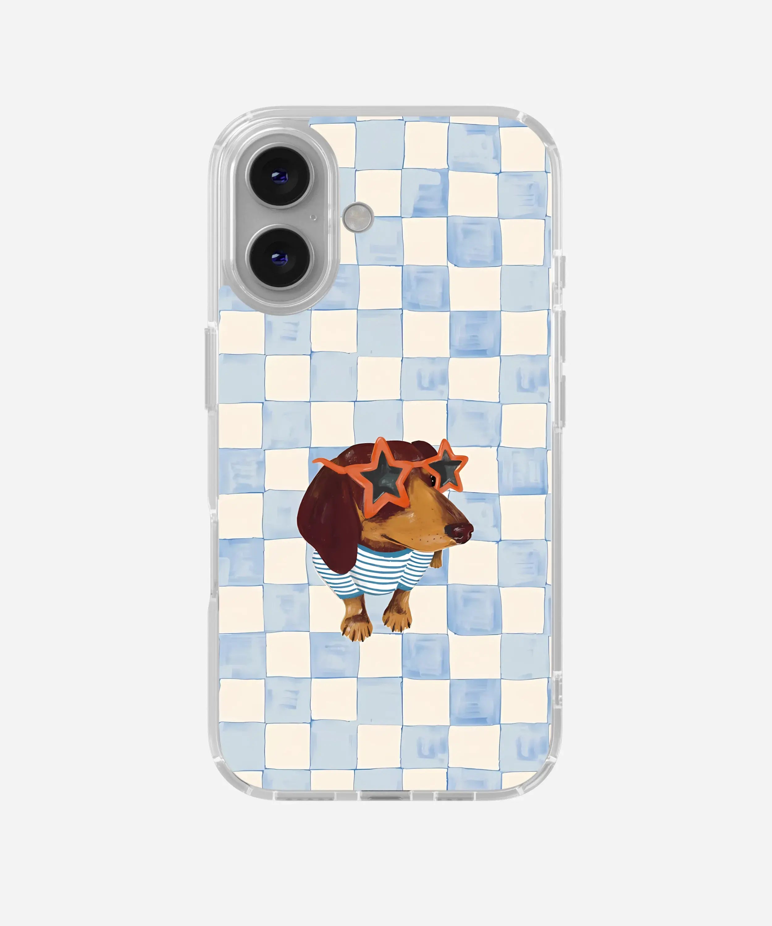 Starstruck Pup Clear Silicone Phone Case