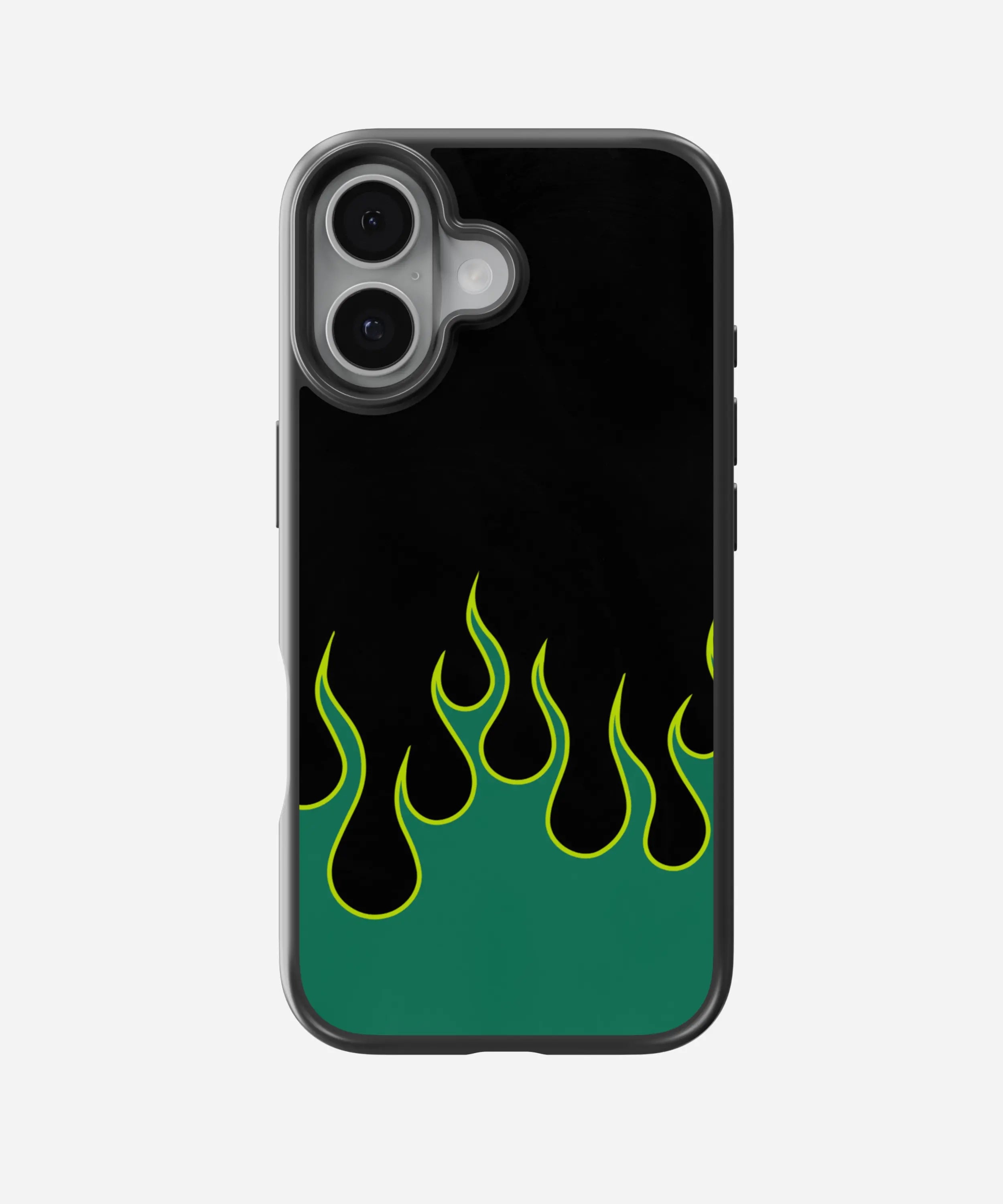 Y2K Green Flame Hybrid Matte Case