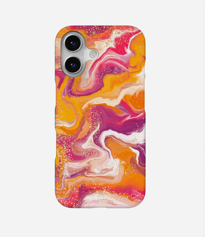 Fire Bush Marble Print Case