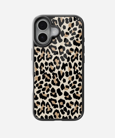 Beaver Leopard Print Glass Case