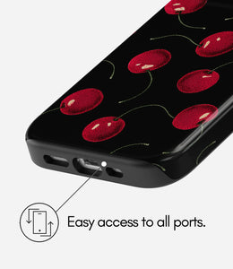 Retro Cherry Pop Glossy Armoured Case