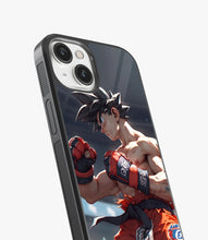 Load image into Gallery viewer, Goku Power Glass Phone Case
