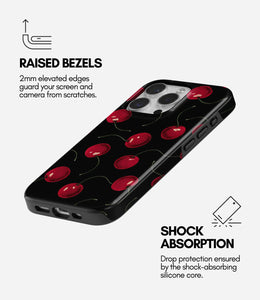 Retro Cherry Pop Glossy Armoured Case