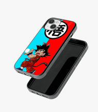 Load image into Gallery viewer, Red/Blue Cartoon Glass Phone Case

