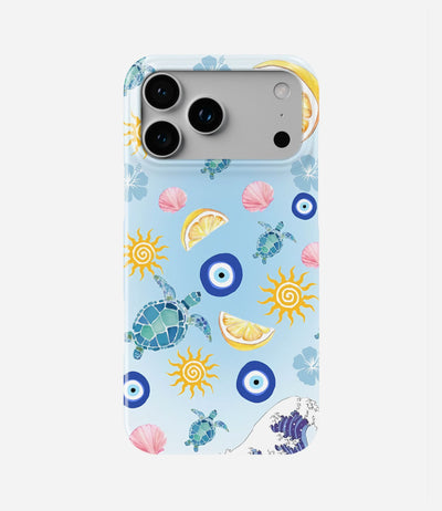 Mediterranean Turtle Vibes SnapFit Matte Case