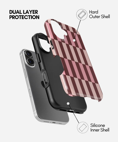 Neapolitan Check Glossy Armoured Case