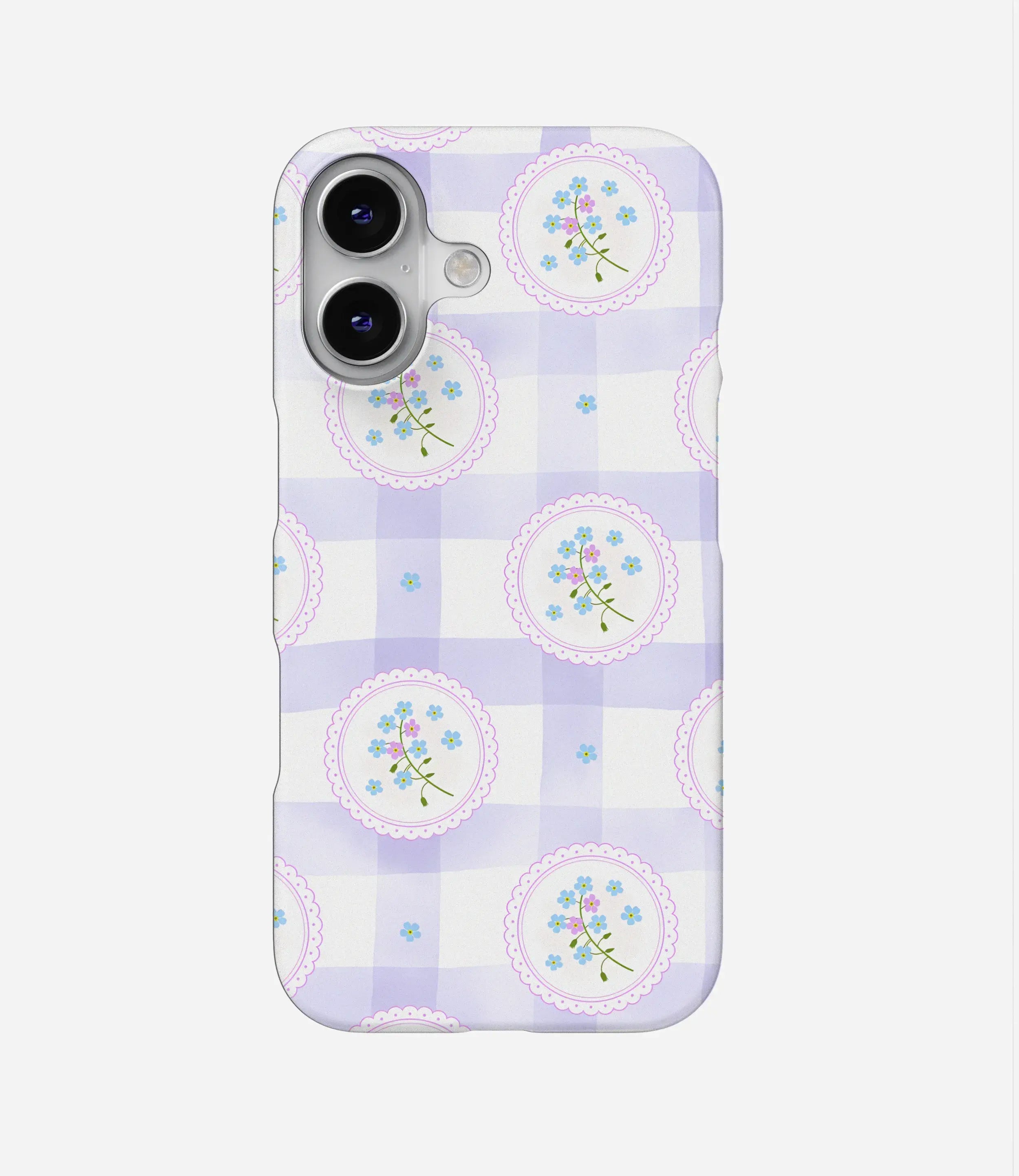 Forget-Me-Not Picnic Hard Case